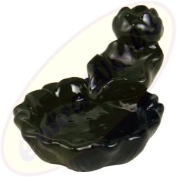 Rückflussräucherkegelhalter Lotus mit Teich klein