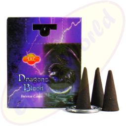 SAC Dragons Blood indische Räucherkegel