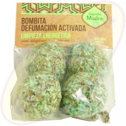 Sagrada Madre 4 aktive Defumation Räucherkugeln Limpieza Energetica/Energetische Reinigung