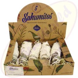 Sagrada Madre Smudge Stick Sahumito Blanco Yagra Olibano/Weihrauch 5er