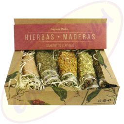 Sagrada Madre Smudge Stick 5er Set Sahumito Hierbas & Maderas/Kräuter & Hölzer