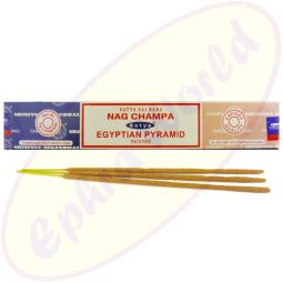 Satya Sai Baba Nag Champa & Egyptian Pyramid Combo Masala Räucherstäbchen (MUM) LLP