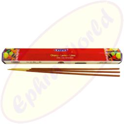 Satya (MUM) LLP Dry Masala Räucherstäbchen Orange, Lemon & Lime