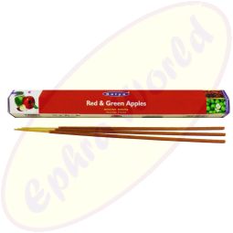 Satya (MUM) LLP Dry Masala Räucherstäbchen Red & Green Apple