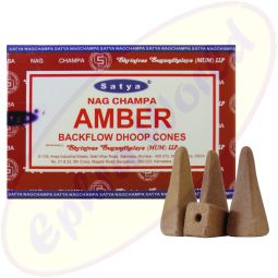 Satya Nag Champa Amber Rückflussräucherkegel (MUM) LLP