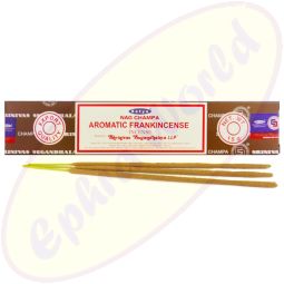 Satya Nag Champa Aromatic Frankincense (Weihrauch) Masala Räucherstäbchen (MUM) LLP