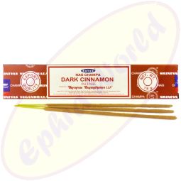 Satya Nag Champa Dark Cinnamon (Zimt) Masala Räucherstäbchen (MUM) LLP