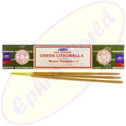 Satya Nag Champa Green Citronella Masala Räucherstäbchen (MUM) LLP