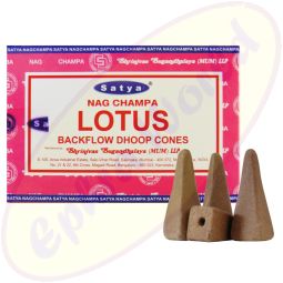 Satya Nag Champa Lotus Rückflussräucherkegel (MUM) LLP