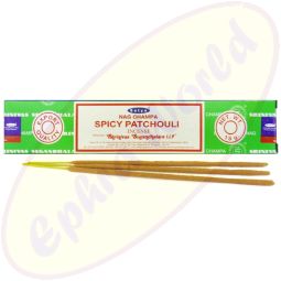 Satya Nag Champa Spicy Patchouli Masala Räucherstäbchen (MUM) LLP