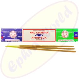 Satya Sai Baba Nag Champa & Ayurveda Combo Masala Räucherstäbchen (MUM) LLP