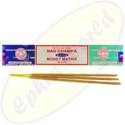 Satya Sai Baba Nag Champa & Money Matrix Combo Masala Räucherstäbchen (MUM) LLP