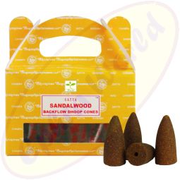 Satya Sandalwood Backflow Cones/Rückflussräucherkegel (BNG) LLP