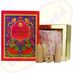 Sree Vani Golden India Backflow Cones/Rückflussräucherkegel Dragonblood