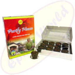 Sree Vani Räucherkohle-Töpfchen & Räucherharz Purify House