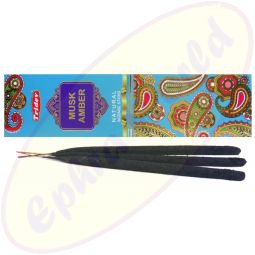 Tridev Musk Amber Natural Jumbo Masala Räucherstäbchen