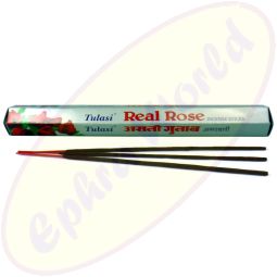 Tulasi Real Rose indische Räucherstäbchen