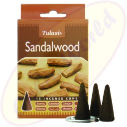 Tulasi Sandalwood Räucherkegel Klassik