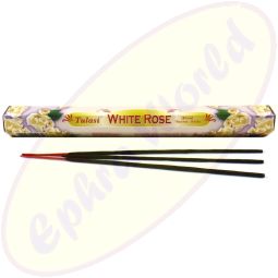 Tulasi White Rose indische Räucherstäbchen