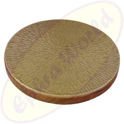 Untersetzer für Räuchergefäße rund Gold 12,5cm