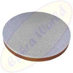 Untersetzer für Räuchergefäße rund Silber 12,5cm