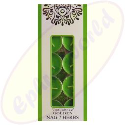 Vijayshree Golden Nag 7 Herbs Duftteelichte 10x10g