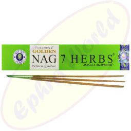 Vijayshree Golden Nag 7 Herbs Masala Räucherstäbchen