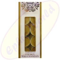 Vijayshree Golden Nag Chandan Duftteelichte 10x10g