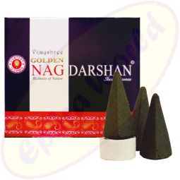 Vijayshree Golden Nag Darshan Räucherkegel