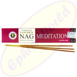 Vijayshree Golden Nag Meditation indische Masala Räucherstäbchen