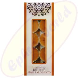 Vijayshree Golden Nag Palo Santo Duftteelichte 10x10g