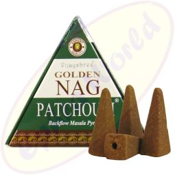 Vijayshree Golden Nag Patchouli Rückflussräucherkegel