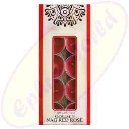 Vijayshree Golden Nag Red Rose Duftteelichte 10x10g