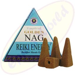 Vijayshree Golden Nag Reiki Energy Rückflussräucherkegel