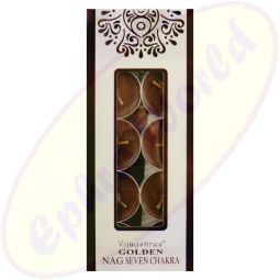 Vijayshree Golden Nag Seven Chakras Duftteelichte 10x10g