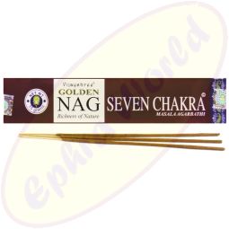Vijayshree Golden Nag Seven Chakras Masala Räucherstäbchen