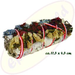 Smudge Stick White Sage & Statice sinuata & Verbascum 40-50g