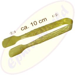 Räucherkohlenzange Metall goldfarben 10x1,3cm