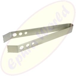 Räucherkohlenzange Edelstahl 18x2cm