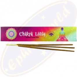 CHAKRA LOTUS von Green Tree Natural Incense 1x 15g Agarbathi Räucherstäbchen
