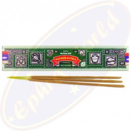 Satya Superhit Räucherstäbchen – 12 Packungen à 15 G – Für Meditation, Yoga & Entspannung – Handgerollt, Naturrein