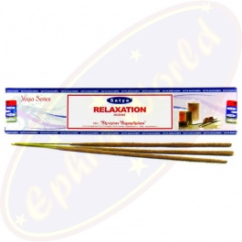 Satya Nag Champa Mystic Yoga Räucherstäbchen – 100 % Natürlich, 3 Packungen à 15 G