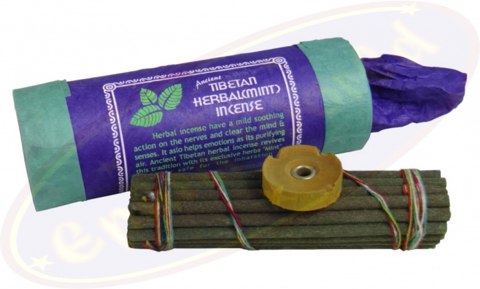 Tibetische Wacholder-Räucherstäbchen – 30 Stück Mit Holzhalter, Traditionell Hergestellt