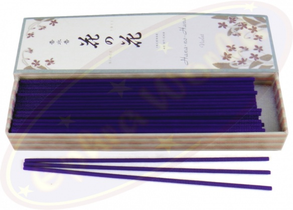 Nippon Kodo Japanische Vanille Räucherstäbchen – 50 Stück, Ohne Bambusstock, Mit Keramikhalter, 25 Minuten Brenndauer
