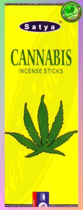 Räucherstäbchen Mit Cannabisduft – 120 Stück + Stempel St. Pancracio, 25 Cm