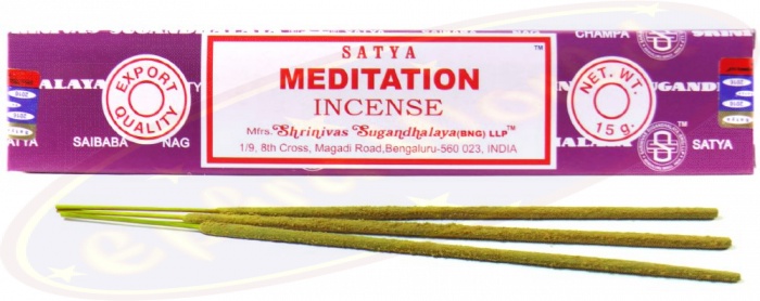 Satya Räucherstäbchen Spiritual Awakening | Jasmin & Sandelholz Duft | Box Mit 12 X 15g | Vegan Räucherwerk