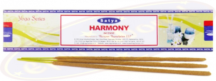 Satya Nag Champa Mystic Yoga Räucherstäbchen – 100 % Natürlich, 3 Packungen à 15 G