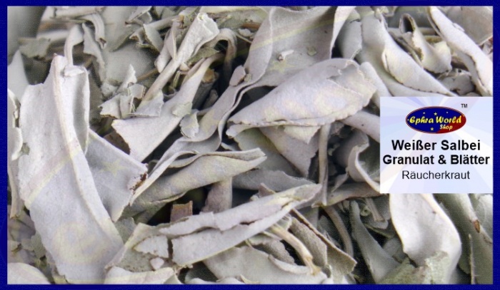 Weißer Salbei Lose – White Sage, 50 G – Naturreiner Räucherwerk Für Reinigung & Entspannung