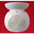 Duftlampe Ringe weiß Keramik 15 x 13,5cm