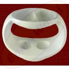 Duftlampe Yin Yang weiß Keramik 18 x 10 x 14cm